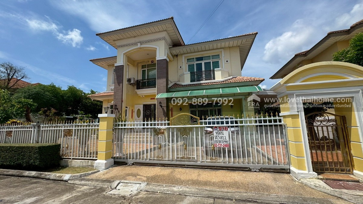 ขายบ้านเดี่ยว 2 ชั้น หมู่บ้านเดอะแกรนด์ พระราม2 พื้นที่ 143 ตรว. โซน Lake Garden ราคาถูก พร้อมอยู่ ขายเพียง 15.7 ล้านบาทเท่านั้น ใกล้ตลาดสดมหาชัย เมืองใหม่