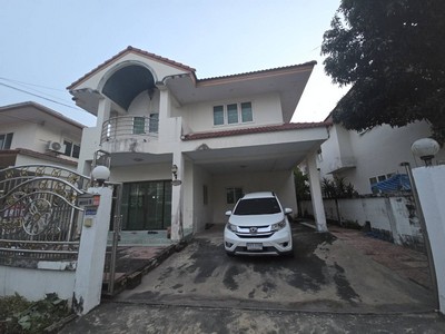 บ้านใกล้ทางด่วนกาญจนาพิเษก คุ้มที่สุดย่านเทพารักษ์!! ขายบ้านเดี่ยว 2 ชั้น หมู่บ้านเฟื่องฟ้าวิลล่า9 เฟส5  ขนาด 53 ตร.วา. ใช้สอย170 ตร.ม.