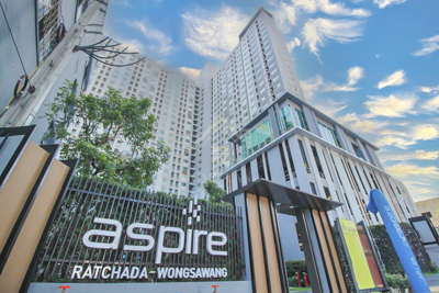 คอนโด แอสปาย รัชดา - วงศ์สว่าง  ติดรถไฟฟ้าสายสีม่วง