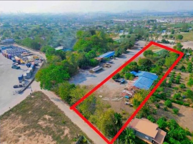 ขายที่ดินใจกลางแหลมฉบัง 4-1-49 ไร่  #ที่ดินผังสีส้ม ถูกสุดในย่านวัดทุ่งกราด