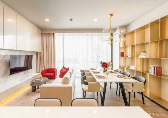 ให้เช่าคอนโดลักชัวรี Celes Asoke ห้องใหญ่ 2 นอน 86 ตรม ชั้น 24