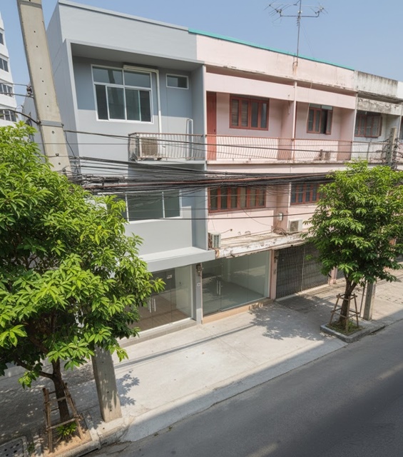 ให้เช่าอาคารพาณิชย์ 3 ชั้นในย่านลาดพร้าว 5นอน แอร์ 6 เครื่อง ถูกที่สุด รีโนเวทใหม่ทั้งหลังMRTภาวนา 750ม.ใ เซ็นทรัล ลาดพร้าว 2.4 กม.