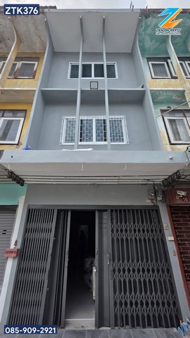 ขายอาคารพาณิชย์ 3.5 ชั้น  ประชาอุทิศ 77 ตกแต่งใหม่ทั้งหลัง  สภาพพร้อมเข้าอยู่ เหมาะสำหรับ Home office