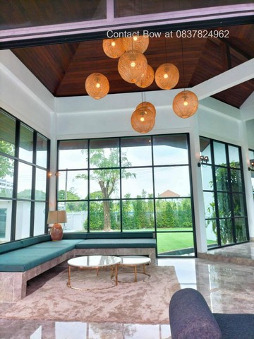 ขายบ้านเดี่ยว 2 ชั้น สไตล์บาหลีหลังใหญ่  พร้อมสระว่ายน้ำ ใกล้ซีคอนสแควร์