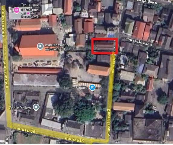 ขายเกสเฮ้าส์ ตึก 3ชั้น 20ห้อง ห้องน้ำในตัว เนื้อที่ 65 ตร.วา ราชวิถี