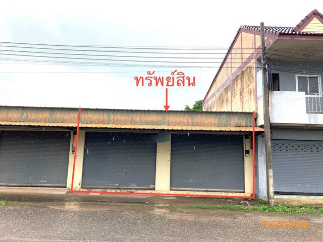 ขายอาคารพาณิชย์ชั้นเดียว จำนวน 2 คูหา  อำเภอชัยบุรี  ถนนสายเหนือคลอง - ควนสว่าง