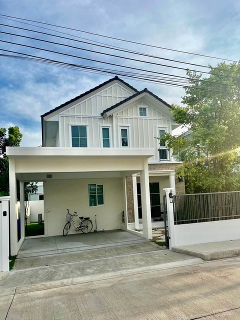 ให้เช่าบ้านเดี่ยว 2 ชั้น 50 ตรว. 3 ห้องนอน วิลลาจจิโอ 2 ศรีนครินทร์-บางนา ใกล้เมกะบางนา