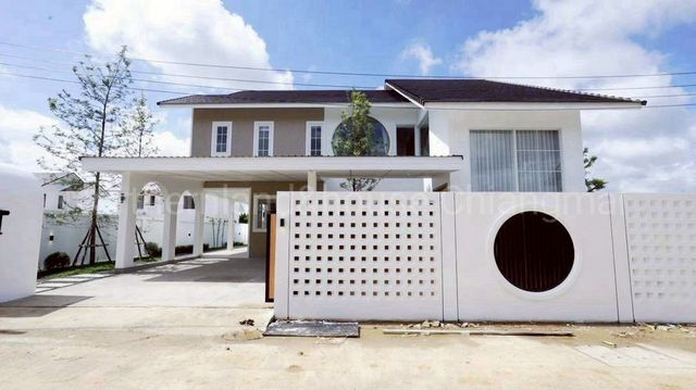 พูลวิลล่าสวย ราคาเริ่มต้นที่ 13500000 บาท #บ้านพูลวิลล่าสร้างใหม่ 2 ชั้น #สันผักหวาน #หางดง #สไตล์ญี่ปุ่น ตกแต่งสวย