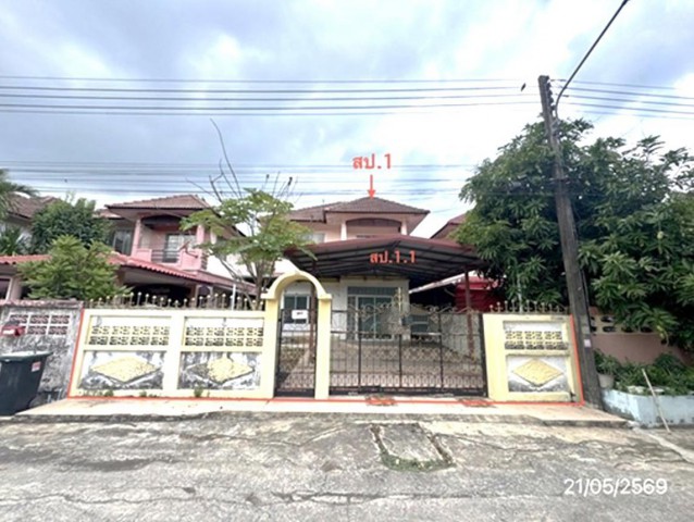 ขายบ้านเดี่ยวปทุมธานี โครงการ พรธิสาร 6 อำเภอหนองเสือ