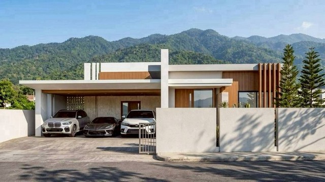 บ้านเดี่ยวในโครงการคุณภาพ น้ำไม่ท่วม วิวภูเขา บรรยากาศสงบ หางดง