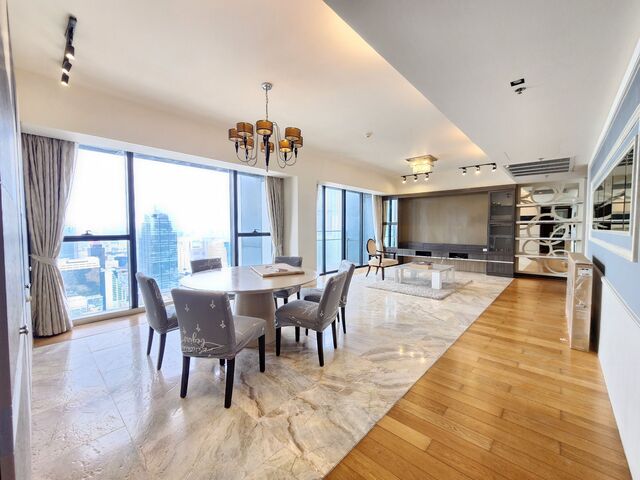 Luxury 3 Bedroom Condo for Rent at The Met 197.78 Sqm High Floor Unblocked View Near BTS Chong Nonsi and MRT Silom