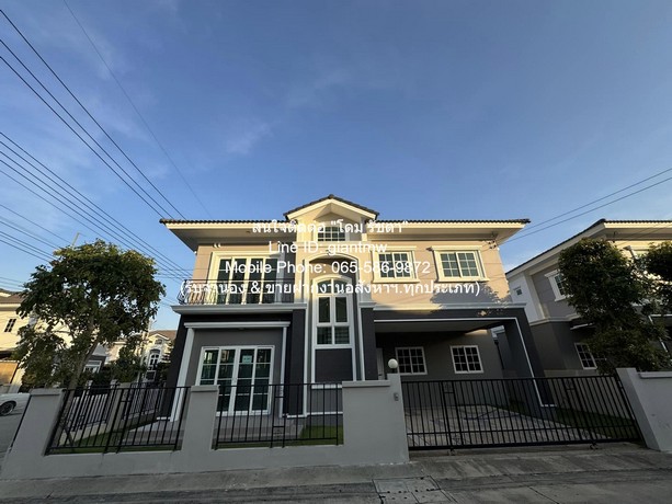 บ้าน ขายบ้านเดี่ยวใหม่ 2 ชั้น ติด ถ.ราชพฤกษ์-ปทุมธานี 50.30 ตร.ว. 4 น 4 น้ำ 2 จอดรถ ราคา 6.69 ล้านบาท 6690000 - 4Bedroom area 50 ตาราง.วา 0 งาน 0 ไร่ ใกล้ ้ห้างแมคโคร ปทุมธานี น่าอยู่