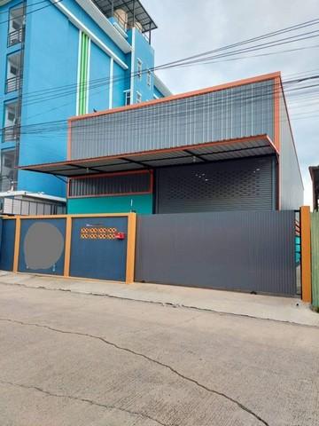 BR 1489 ให้เช่าโกดัง200 ตารางเมตร มีออฟฟิศ ซอยวัดลาดปลาดุก คลองโต๊ะใหม่ นนทบุรี  รถ 6ล้อเข้าได้ ไฟฟ้า 3เฟส