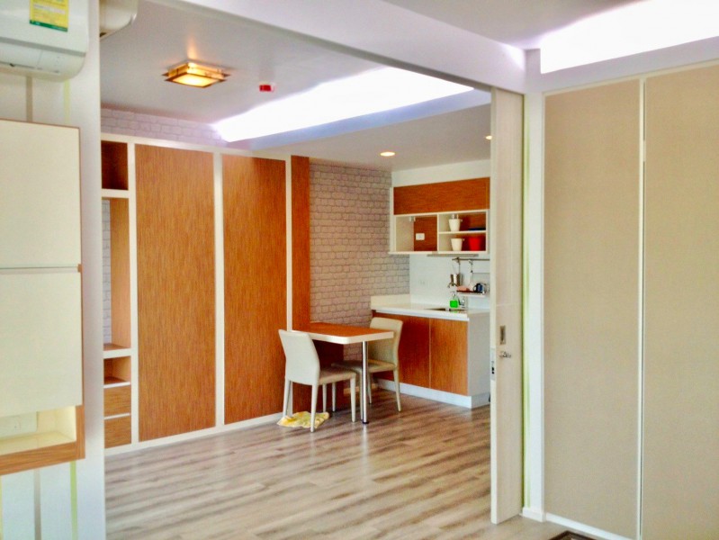 Double Lake Condo เมืองทองธานี 1 นอน 1 น้ำ ชั้น7 ฝั่งทิศเหนือ ใกล้ตลาดบุญเจริญ เมืองทองธานี 900ม. 34.27ตร.ม.พร้อมเฟอร์ฯ