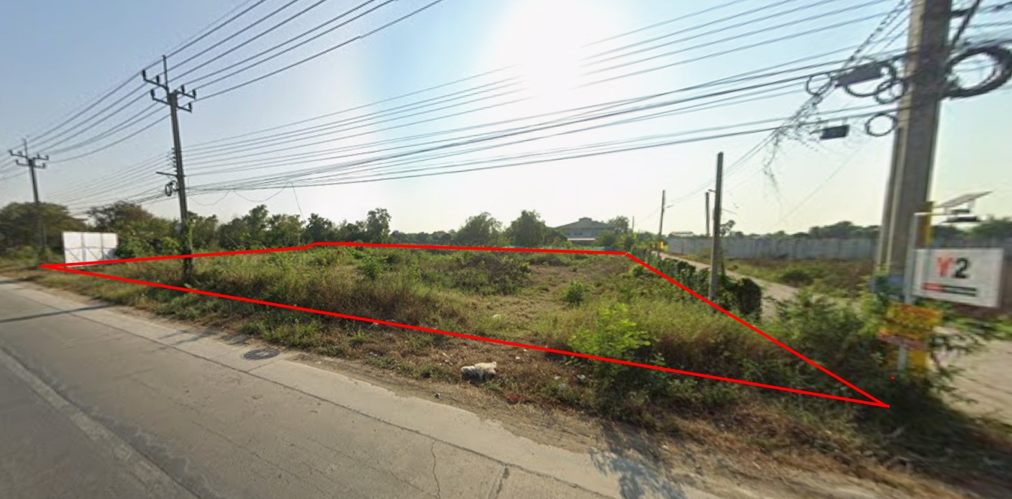 ที่ดินไทรน้อย นนทบุรี ติดถนนใหญ่ ทำเลธุรกิจ 2 ไร่กว่า เจ้าของขายเอง