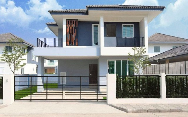 บ้าน 2 ชั้น เฟอร์นิเจอร์ครบ น้ำไม่ท่วม ภูฟ้าการ์เด้นโฮม4 สารภี