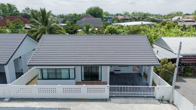 บ้านเดี่ยวพื้นที่กว้าง สารภี เชียงใหม่ 3 นอน 2 น้ำ ใกล้บ้านถวาย เพียง 2.19 ล้านบาท