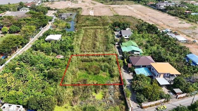 ที่ดินเปล่า 266 ตร.วา ท่าอิฐ 15 แยกตาลเดียว วัดบางบัวทอง นนทบุรี