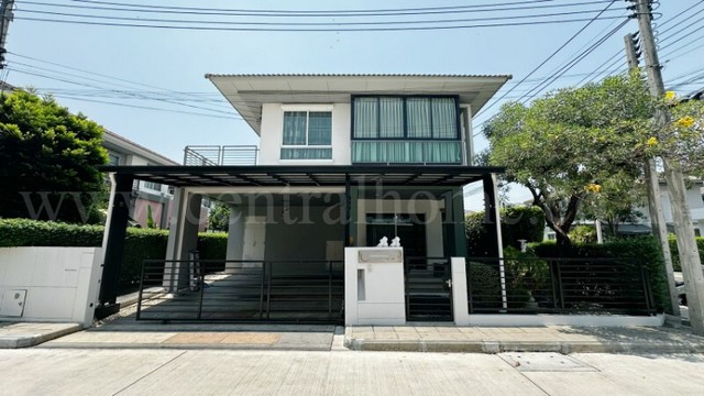 จองด่วน บ้านเดี่ยว ฮาบิเทีย บอนด์ ราชพฤกษ์ ปทุมธานี หลังมุม พร้อมอยู่