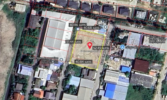 ที่ดินเปล่า ถมแล้ว 560 ตร.วา ซอยเทศบาลบางปู 11 (สุขุมวิท) สมุทรปราการ