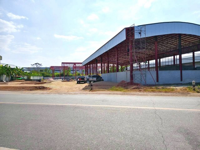 ขายโรงงานสร้างใหม่ฉะเชิงเทรา ขายโรงงานใกล้นิคมเกตเวย์ซิตี้ ผังม่วงลาย บนเนื้อที่​  4 ไร่  1 งาน สามารถขอใบรง.4ได้