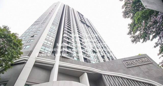 DSL-1193 ให้เช่า คอนโด ริทึ่ม สุขุมวิท 44/1 Rhythm Sukhumvit 44/1 กรุงเทพ คลองเตย ห้องนอน 1 ห้อง ห้องน้ำ 1 ห้อง 40000 บาทต่อเดือน 45 ตารางเมตร