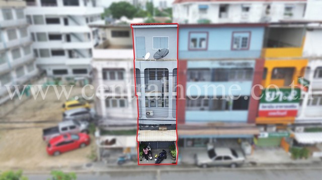 ขายด่วน อาคารพาณิชย์ 4 ชั้น ซอยติวานนท์ 38 ใกล้รถไฟฟ้าสายสีชมพู