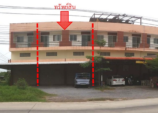 ขาย อาคารพาณิชย์ อำเภอวังม่วง สระบุรี  ห่างจาก ปั้มน้ำมัน พีที 7.1km.