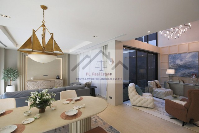 ให้เช่าบ้านเดี่ยว3ชั้น5นอนพร้อมสระส่วนตัว ลิฟท์ Fully Furnished The Urban Reserve Rama 9-Motorway