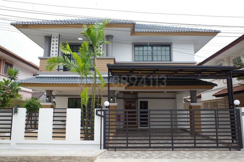 ขายบ้านเดี่ยว 2 ชั้น หลังใหญ่  รอยัล ปาร์ค วิลล์ บงกช 3 รีโนเวทหรูสไตล์ Minimal Modern เนื้อที่ 56 ตรว 4นอน 3น้ำ ราคาพิเศษ
