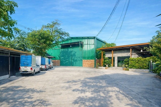 หาดใหญ่ โกดังพร้อมสำนักงาน ตลาดสดบ้านพรุ 360ม.ใกล้ ขนาดที่ดิน 1ไร่ หรือ 400ตร.ว.  1400 ตร.ม.  ศักยภาพในหาดใหญ่  เทศบาลเมืองบ้านพรุ 900 ม.