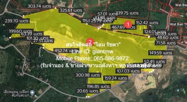 พื้นที่ดิน ืที่ดิน ทับสะแก จ.ประจวบคีรีขันธ์  16000 ตาราง.วา 40000 BAHT ไม่ไกลจาก อ่างเก็บน้ำบ้านทุ่งตาเค็ท ที่สุดของความสบาย