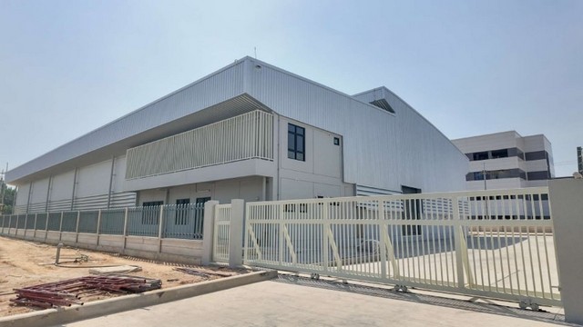 ให้เช่าโรงงานในนิคมอุตสาหกรรมปิ่นทองจังหวัดระยอง พื้นที่ใช้สอย 2490 ตารางเมตร