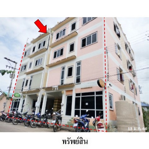 ขายอพาร์ทเมนท์ 4 ชั้น ถนนสายสุราษฎร์ธานี-นาสาร (ทล.4009) ตำบลขุนทะเล อำเภอเมืองสุราษฎร์ธานี จังหวัด สุราษฎร์ธานี