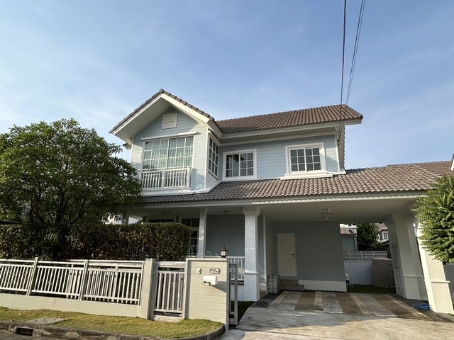 รหัสC7100 ให้เช่าบ้านเดี่ยว 2ชั้น โครงการบุราสิริ ปัญญาอินทรา ตกแต่งครบถือกระเป๋าเข้าอยู่ได้เลย