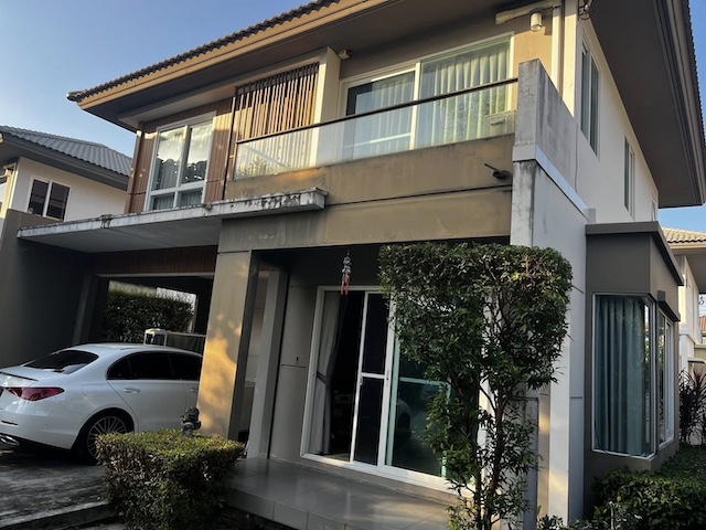 BH3918 ให้เช่า บ้านเดี่ยว มัณฑนา เลควัชรพล สุขาภิบาล 5 สายไหม 3 ห้องนอน 55 ตร.ว จอดรถ 4 คัน