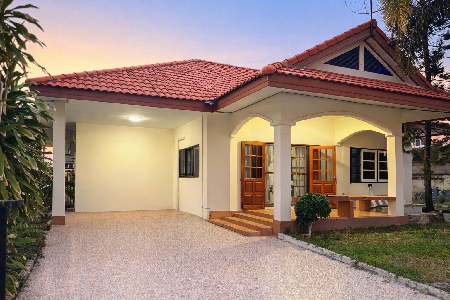 ขายถูก บ้านเดี่ยว หมู่บ้านรามนุช 14 ติดถนนสุขุมวิท | ถนนเส้นหลัก | วิวภูเขา บรรยากาศดีมาก