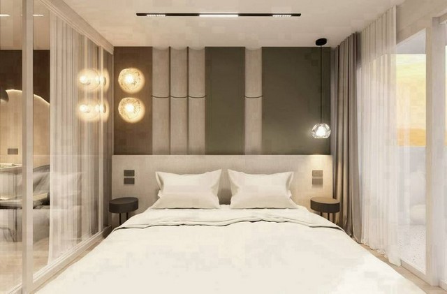 คอนโดทำเลทอง ห้องสวย วิวโล่ง สไตล์ Modern Contemporary บุญมาศ แมนชั่น