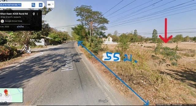 ขายที่ดินที่นาแบ่งขาย 5ไร่ ลดเหลือ 6ลบ. ฟรีโอน สาธารณูปโภค ทำเลบ้านจัดสรร ธุรกิจ เยื้องวัดโพธิ์ชัยบ้านหว้า ต.บ้านหว้า อ.เมือง ขอนแก่น