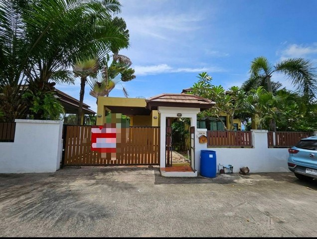 ขายบ้านเดี่ยวชั้นเดียว พร้อมสระว่ายน้ำ บางเสร่ สัตหีบ ชลบุรี  FP-H01487