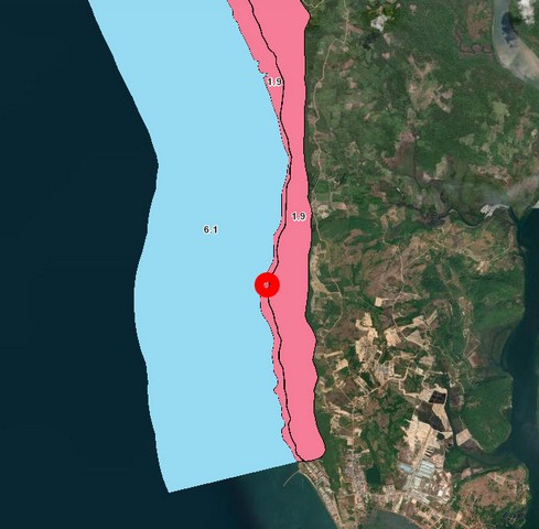 ที่ดิน ที่ดิน หาดศาลเจ้า จ.ตราด  15000000 บาท.   ราคาถูกเหลือเชื่อ