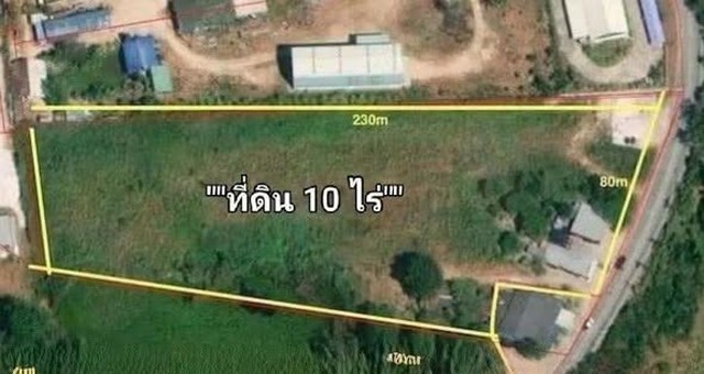 ขายที่ดิน 10 ไร่ ติดถนนคอนกรีต หนองขา ศรีราชา ชลบุรี ใกล้นิคมปิ่นทอง