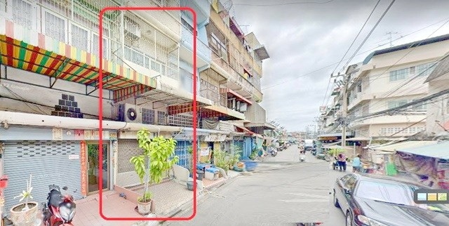 BTS วุฒากาศ 3.7 กม. พระราม2-7-13  ขาย-ให้เช่าอาคารพาณิชย์ 3 ชั้น 18 ตร.วา. 220 ตร.ม. ตลาดสดโอ๋เอ๋ 500 ม.