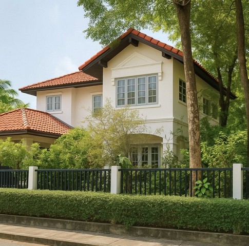 ขายบ้านเดี่ยว2ชั้น สัมมากร รามคำแหง 112 ขนาด120 ตารางวา พร้อมอยู่ ใกล้รถไฟฟ้าสายสีส้มสัมมากร