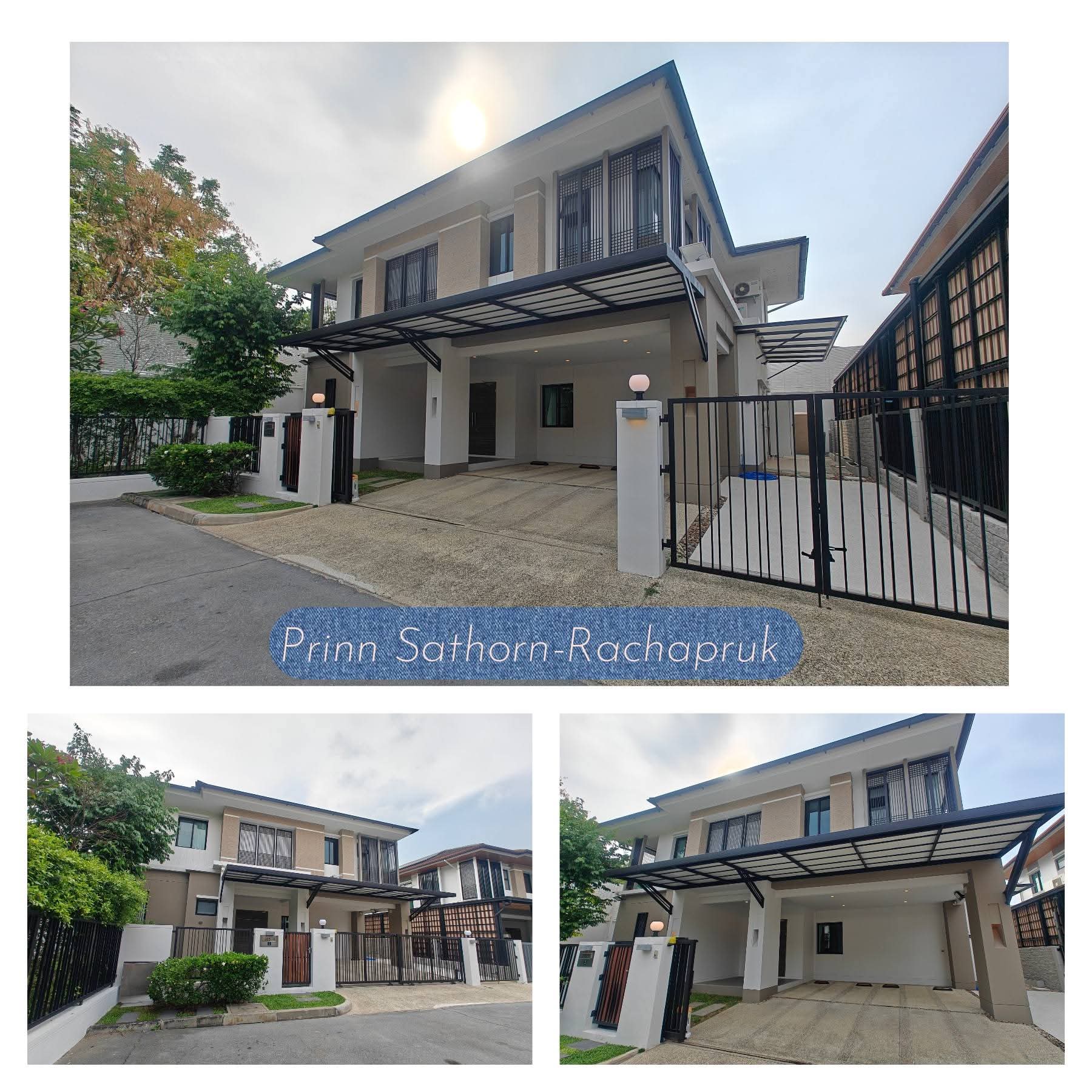 ขายบ้านเดี่ยว 2 ชั้น หมู่บ้านปริญญ์ สาทร-ราชพฤกษ์ ใกล้BTS &amp MRT โซนราชพฤกษ์