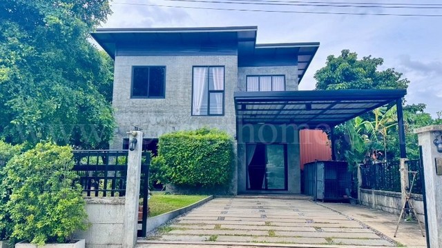 บ้านเดี่ยว 2 ชั้น เลียบคลองสาม 7 ลำลูกกา ใกล้ BTS สถานีคูคต