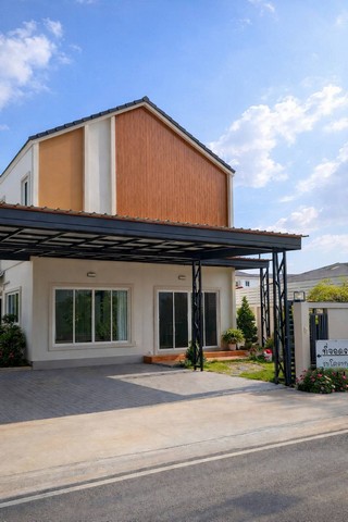 ขายบ้านเดี่ยวโครงการ Chic minimal house ซอยพระเงิน บางใหญ่ นนทบุรี