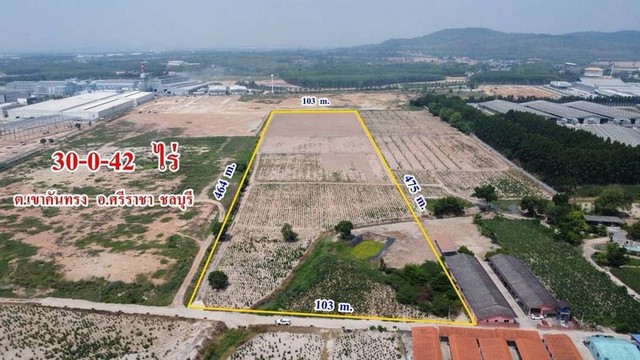 ขายที่ดินปิ่นทอง 5 แปลงสวย เขาคันทรง ศรีราชา ชลบุรี  FP-L01621