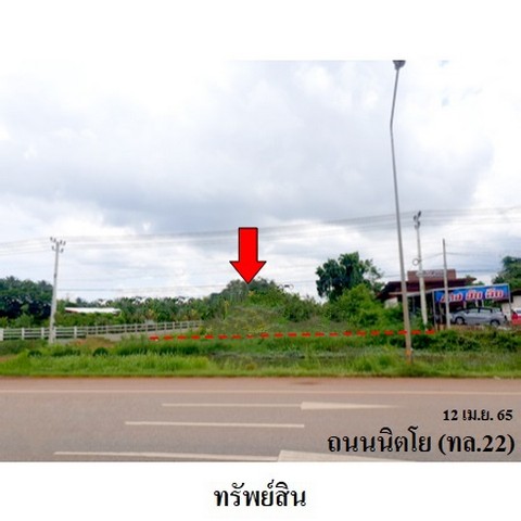 ขายที่ดินว่างเปล่า ถนน นิตโย (ทล.22) ตำบล เชียงเครือ อำเภอ เมืองสกลนคร จังหวัด สกลนคร