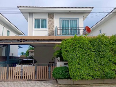 ด่วน! ขายบ้าน 2 ชั้น เดอะไนน์ รังสิต–คลอง 9  ที่ดิน 38.5 ตร.วา พื้นที่ใช้สอย 130 ตร.ม. ฟังก์ชันครบ 3 นอน 2 น้ำ ทำเลสงบ